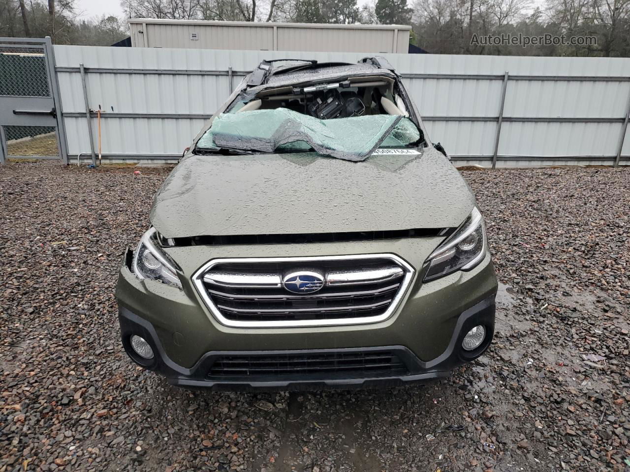 2019 Subaru Outback 3.6r Limited Green vin: 4S4BSENC3K3247593