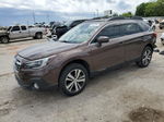 2019 Subaru Outback 3.6r Limited Brown vin: 4S4BSENC4K3297158