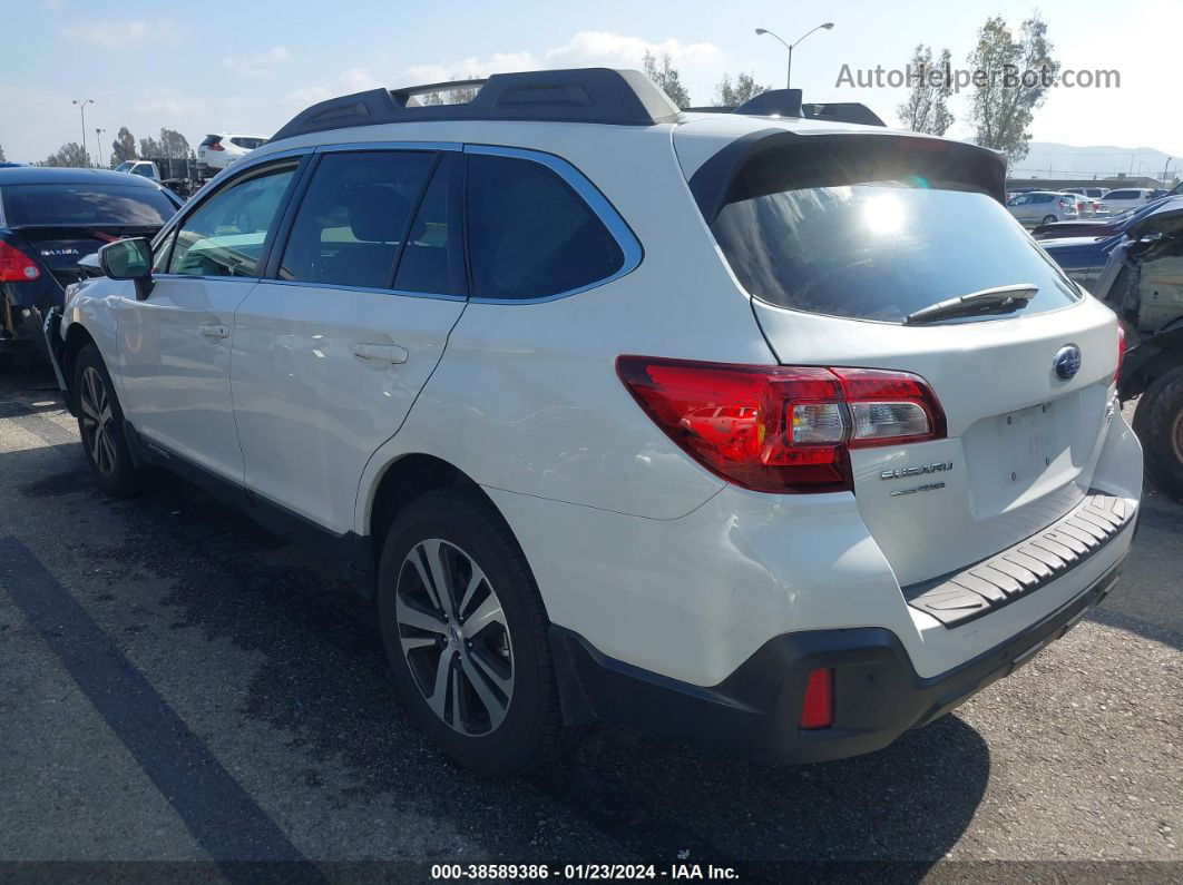 2019 Subaru Outback 3.6r Limited White vin: 4S4BSENC5K3374801