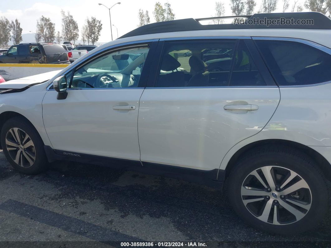 2019 Subaru Outback 3.6r Limited White vin: 4S4BSENC5K3374801