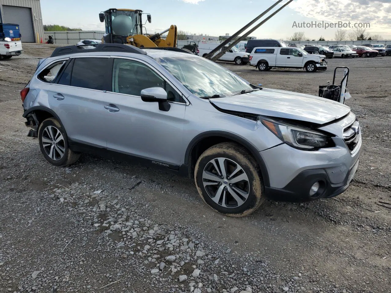 2019 Subaru Outback 3.6r Limited Silver vin: 4S4BSENC6K3344495