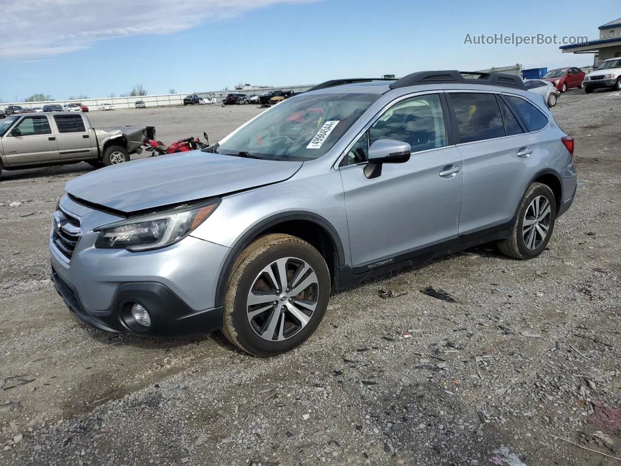 2019 Subaru Outback 3.6r Limited Silver vin: 4S4BSENC6K3344495