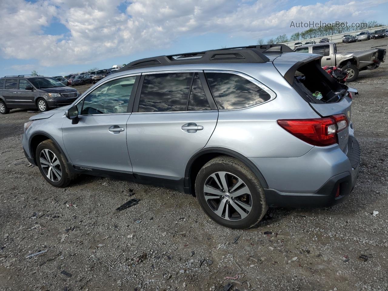 2019 Subaru Outback 3.6r Limited Silver vin: 4S4BSENC6K3344495