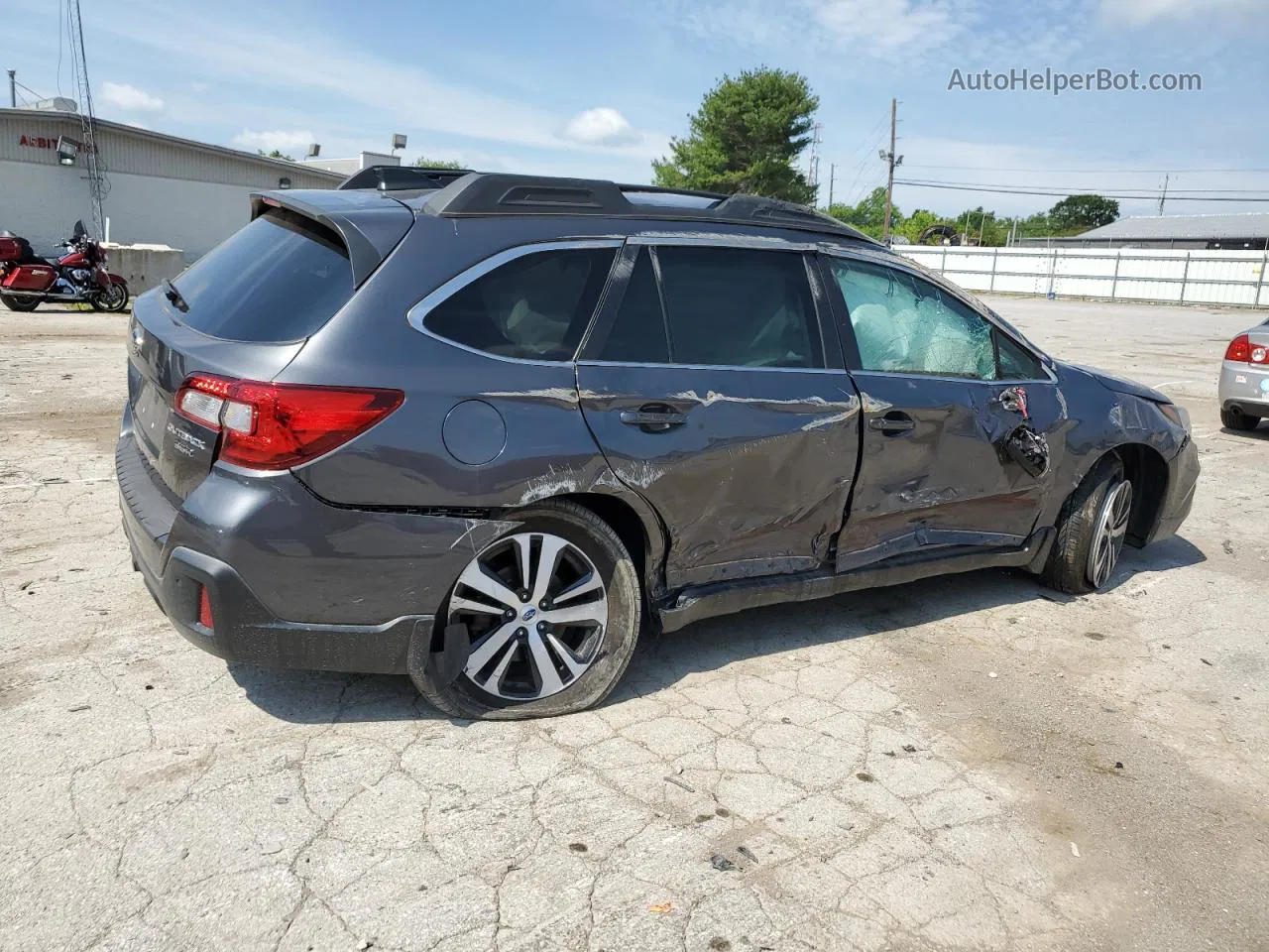 2019 Subaru Outback 3.6r Limited Gray vin: 4S4BSENC9K3220429