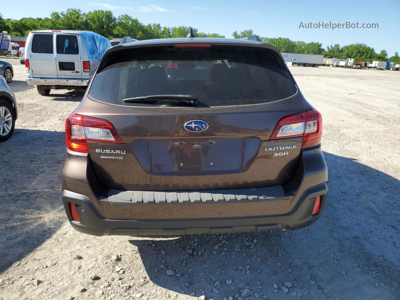 2019 Subaru Outback Touring Brown vin: 4S4BSETC0K3389905