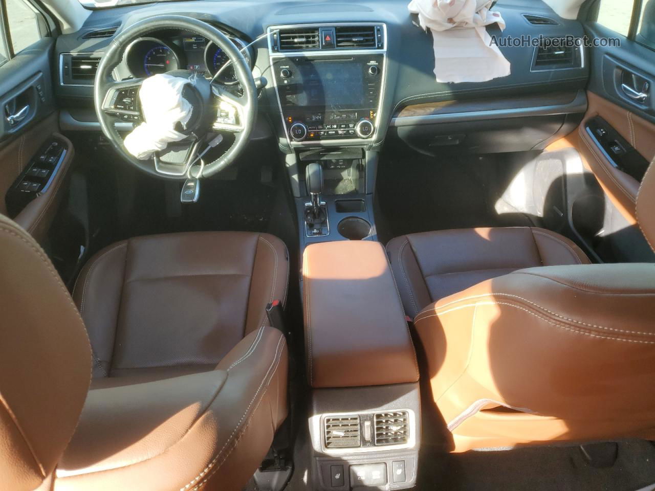 2019 Subaru Outback Touring White vin: 4S4BSETC5K3295664
