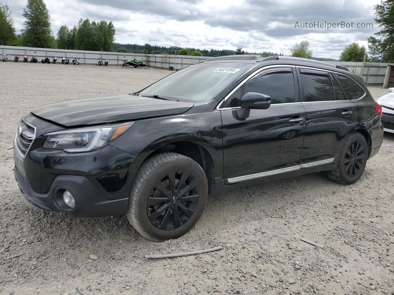 2019 Subaru Outback Touring Black vin: 4S4BSETC9K3239274