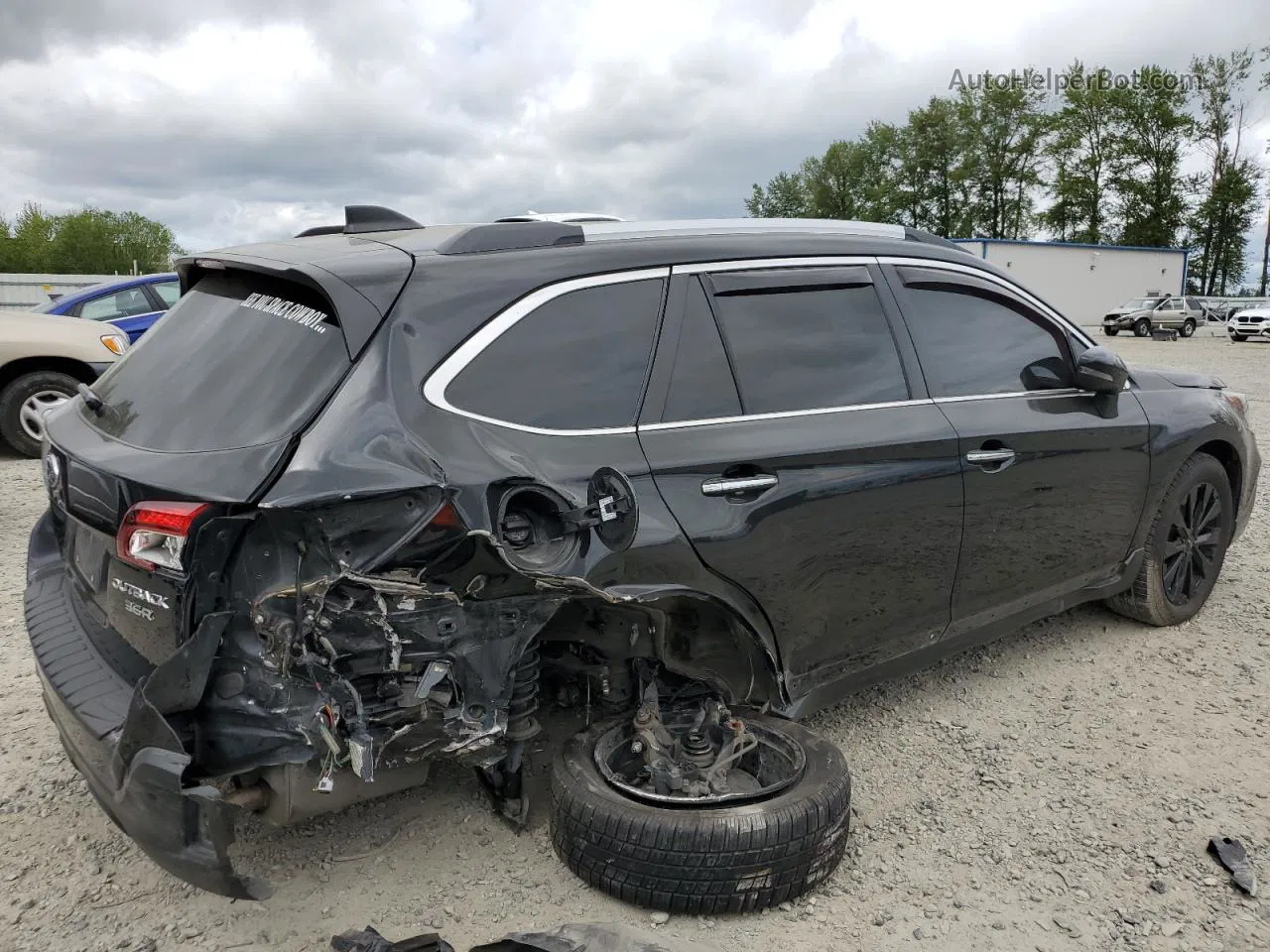 2019 Subaru Outback Touring Черный vin: 4S4BSETC9K3239274