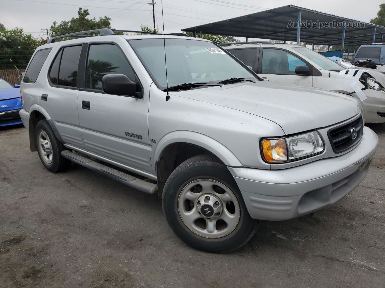 2001 Honda Passport Ex Silver vin: 4S6CK58W214404069