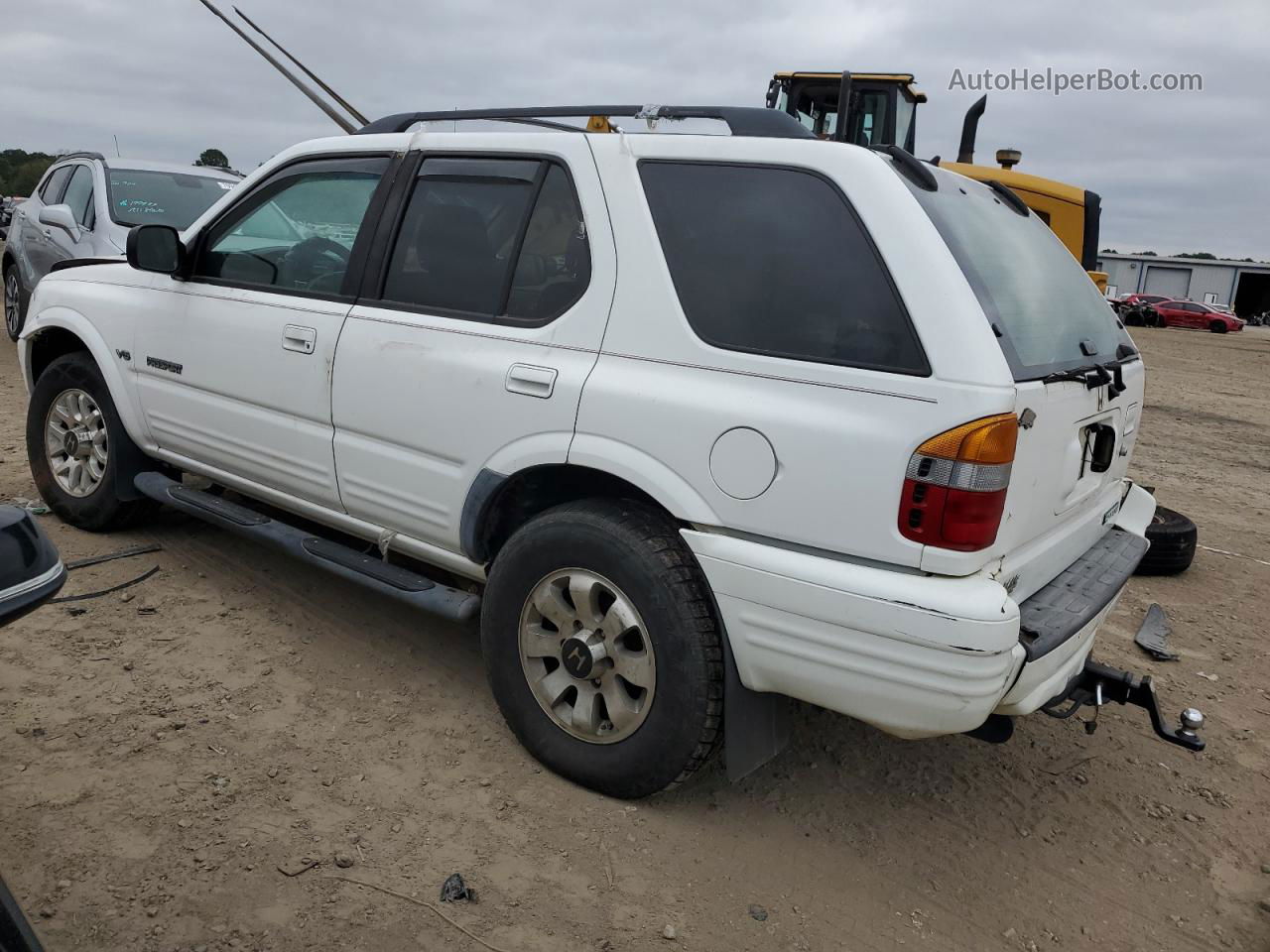 2001 Honda Passport Ex White vin: 4S6CK58W414408012