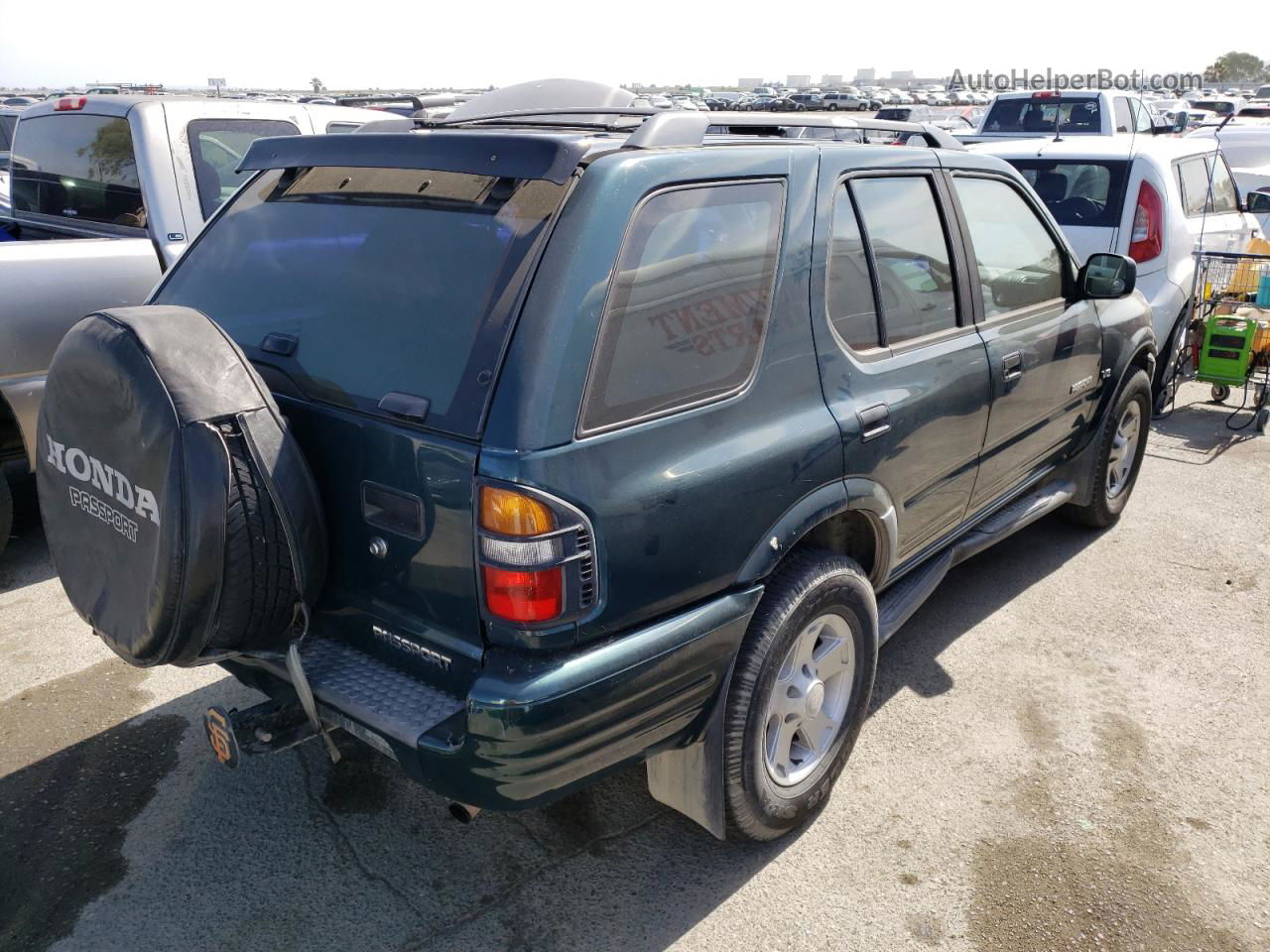 2001 Honda Passport Ex Blue vin: 4S6CK58W714411096