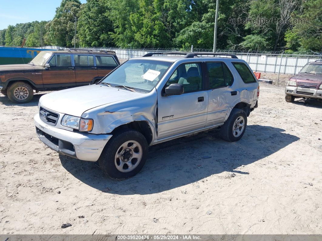 2001 Honda Passport Ex/lx Silver vin: 4S6CK58W714412183