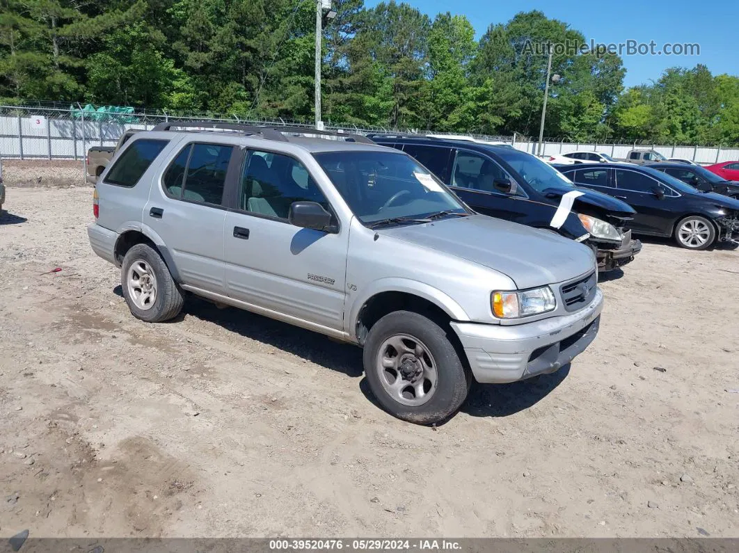 2001 Honda Passport Ex/lx Silver vin: 4S6CK58W714412183