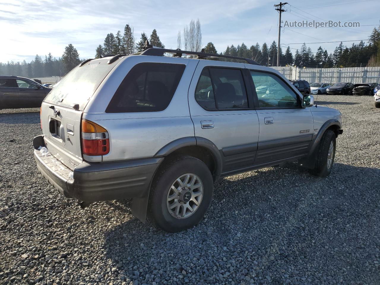 2001 Honda Passport Ex Silver vin: 4S6DM58W014413920