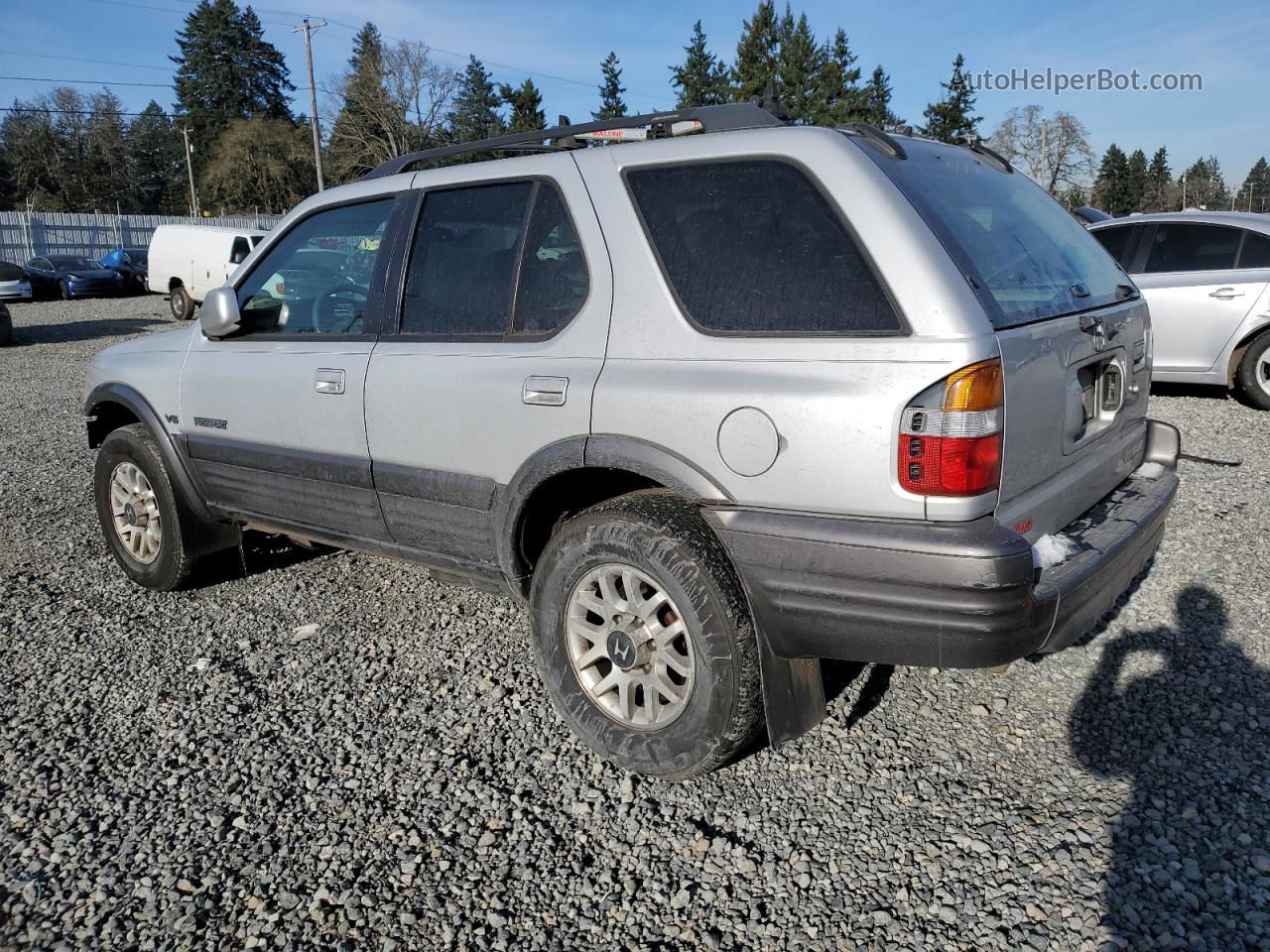 2001 Honda Passport Ex Silver vin: 4S6DM58W014413920