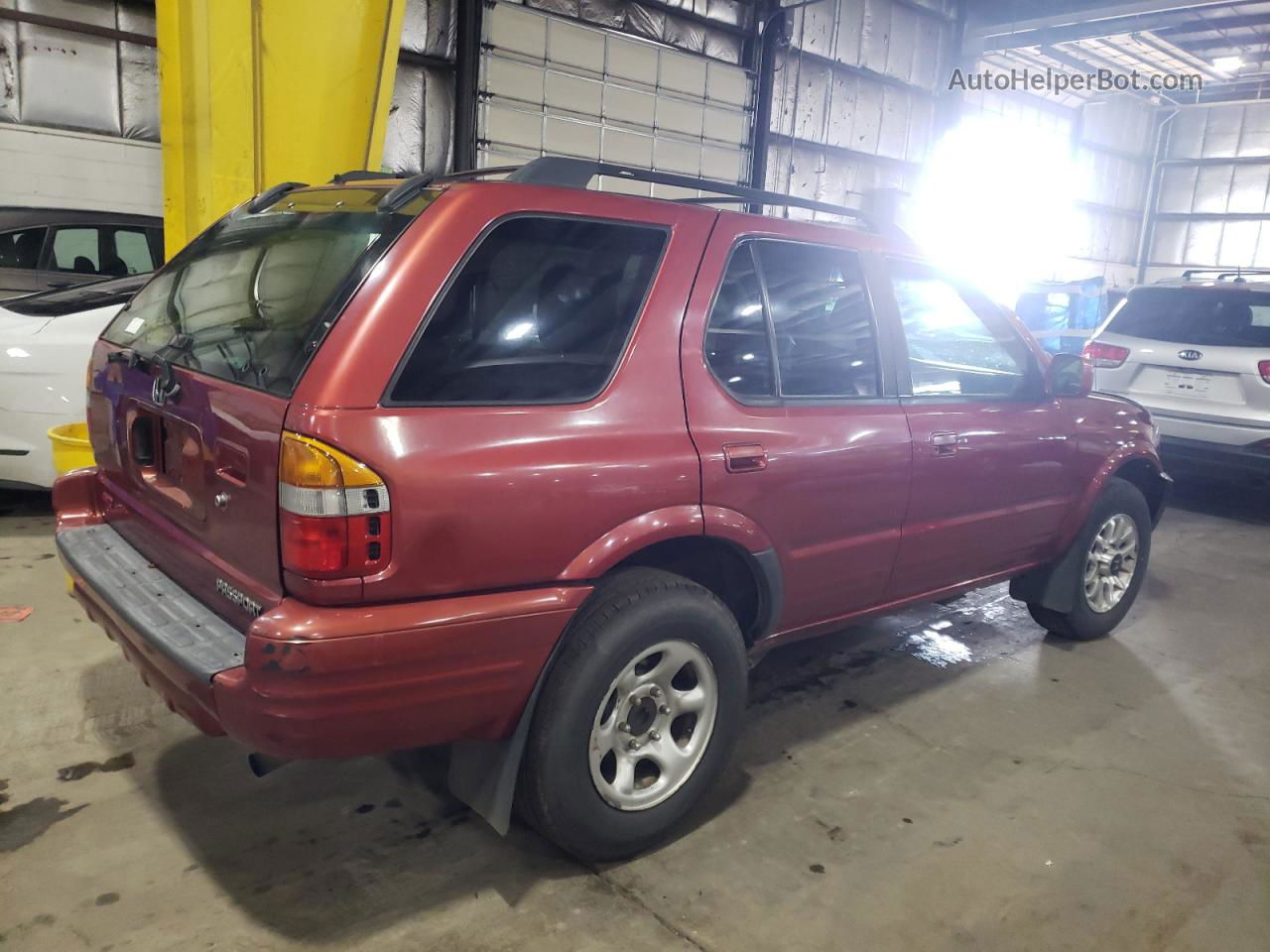 2001 Honda Passport Ex Red vin: 4S6DM58W014415392