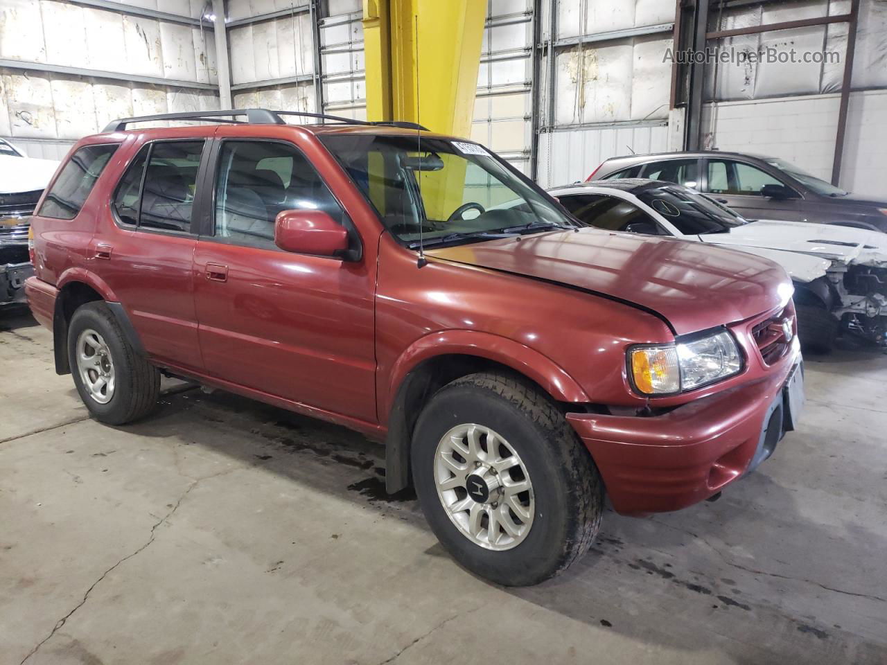 2001 Honda Passport Ex Red vin: 4S6DM58W014415392