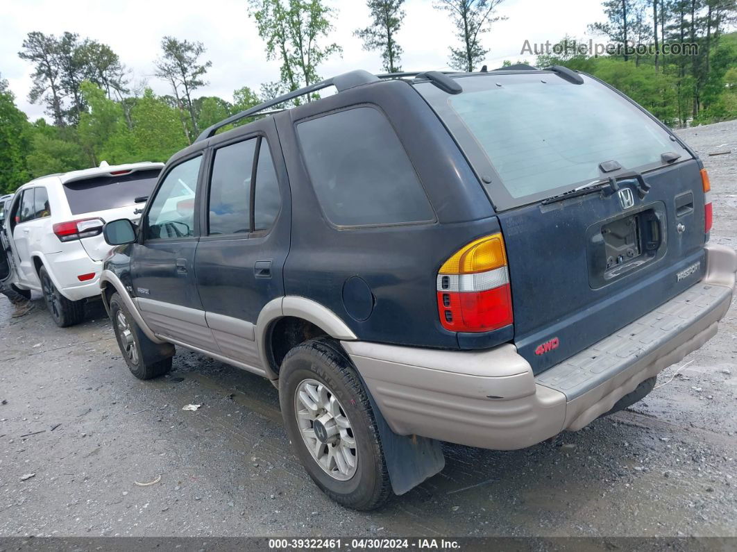 2001 Honda Passport Ex/lx Blue vin: 4S6DM58W114401100