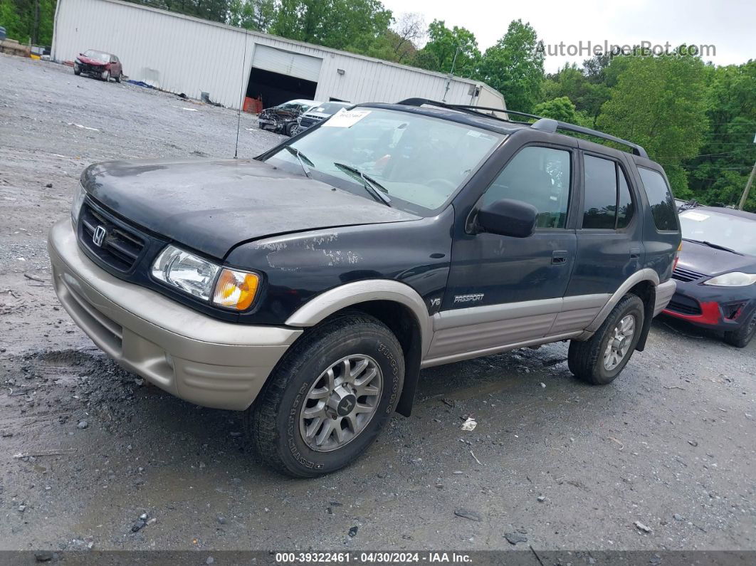 2001 Honda Passport Ex/lx Blue vin: 4S6DM58W114401100