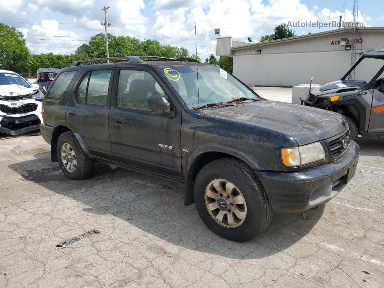 2001 Honda Passport Ex Черный vin: 4S6DM58W114402182