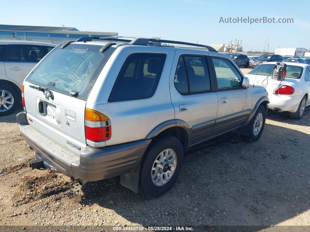 2001 Honda Passport Ex/lx Silver vin: 4S6DM58W214400568