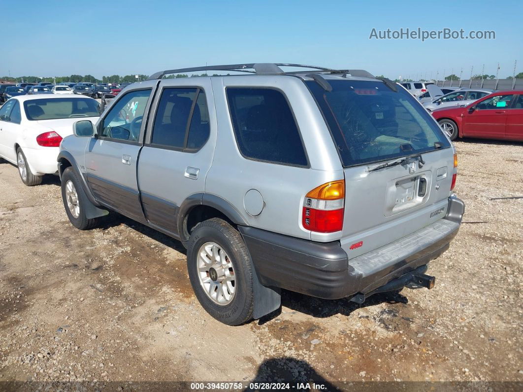 2001 Honda Passport Ex/lx Silver vin: 4S6DM58W214400568