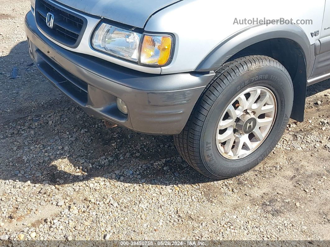 2001 Honda Passport Ex/lx Silver vin: 4S6DM58W214400568