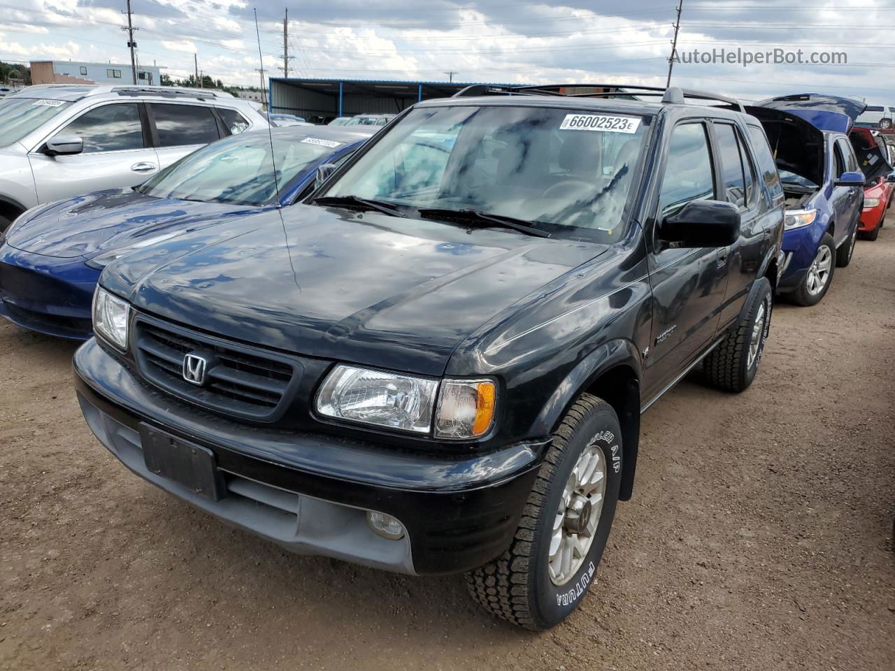 2001 Honda Passport Ex Черный vin: 4S6DM58W214404720