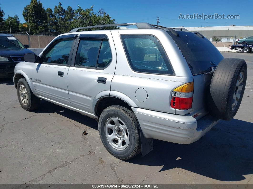 2001 Honda Passport Ex/lx Silver vin: 4S6DM58W314411689