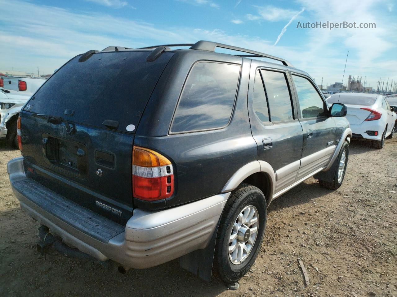 2001 Honda Passport Ex Черный vin: 4S6DM58W414415511