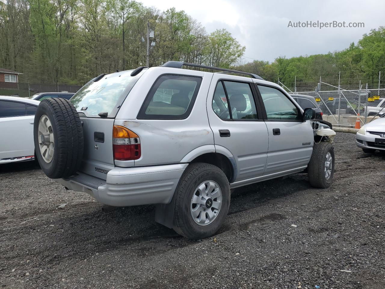 2001 Honda Passport Ex Gray vin: 4S6DM58W514414545