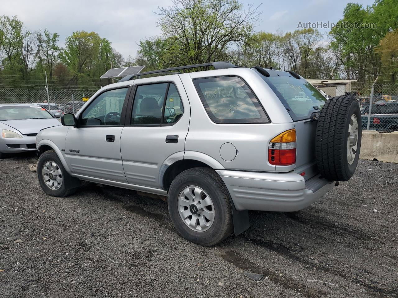 2001 Honda Passport Ex Gray vin: 4S6DM58W514414545