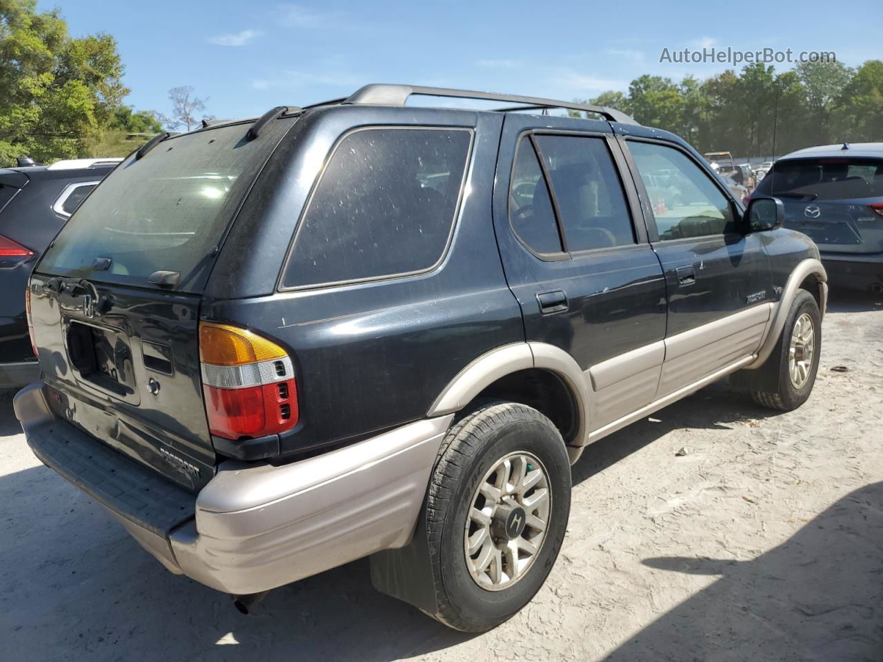 2001 Honda Passport Ex Black vin: 4S6DM58W714410948