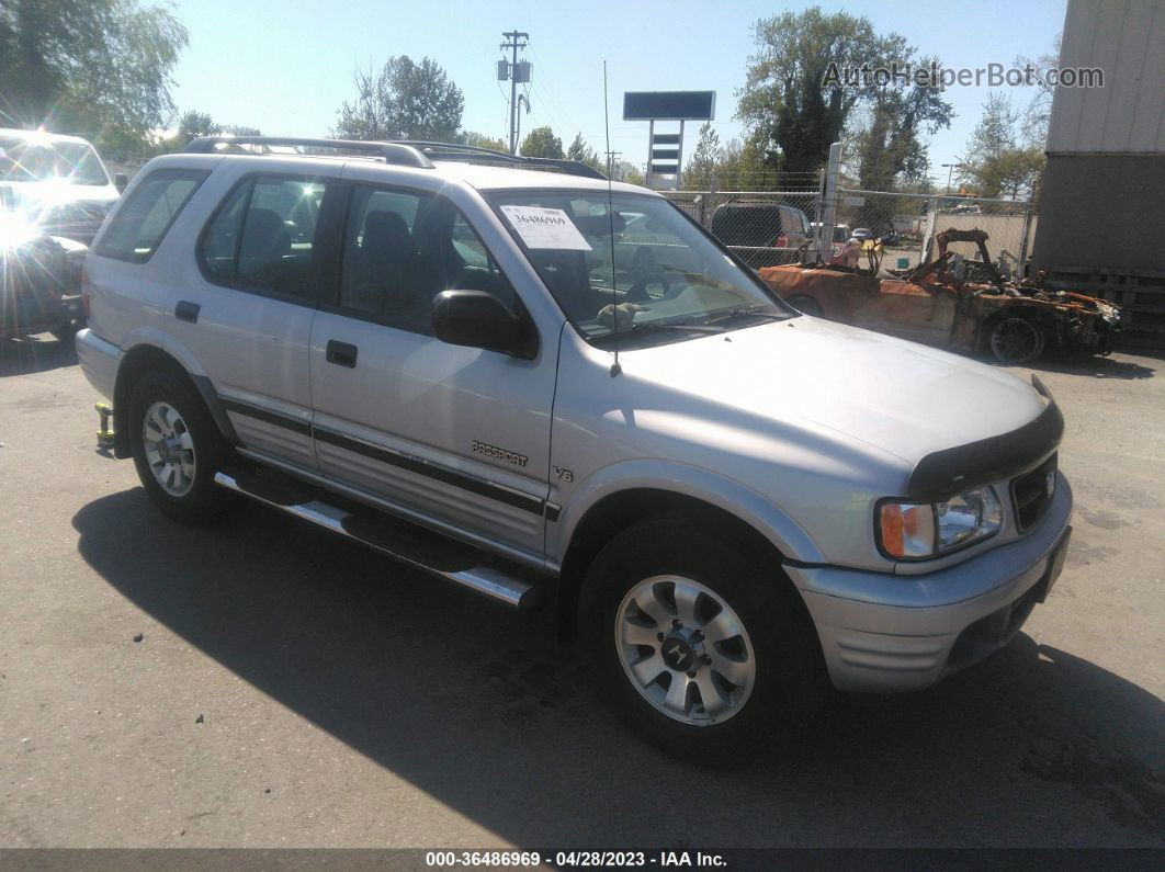 2001 Honda Passport Lx/ex/ex W/luxury Pkg Silver vin: 4S6DM58W814405323