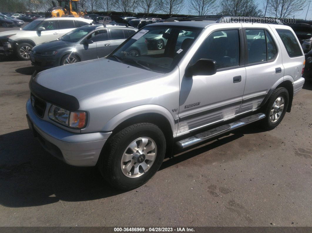 2001 Honda Passport Lx/ex/ex W/luxury Pkg Silver vin: 4S6DM58W814405323