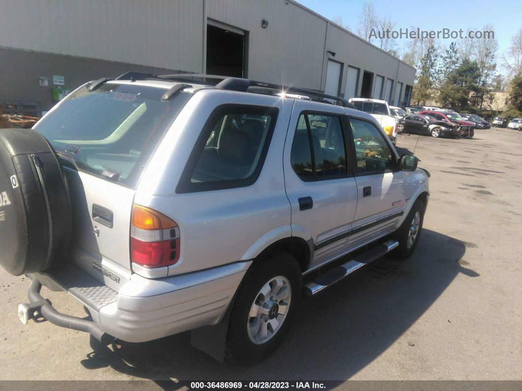 2001 Honda Passport Lx/ex/ex W/luxury Pkg Silver vin: 4S6DM58W814405323