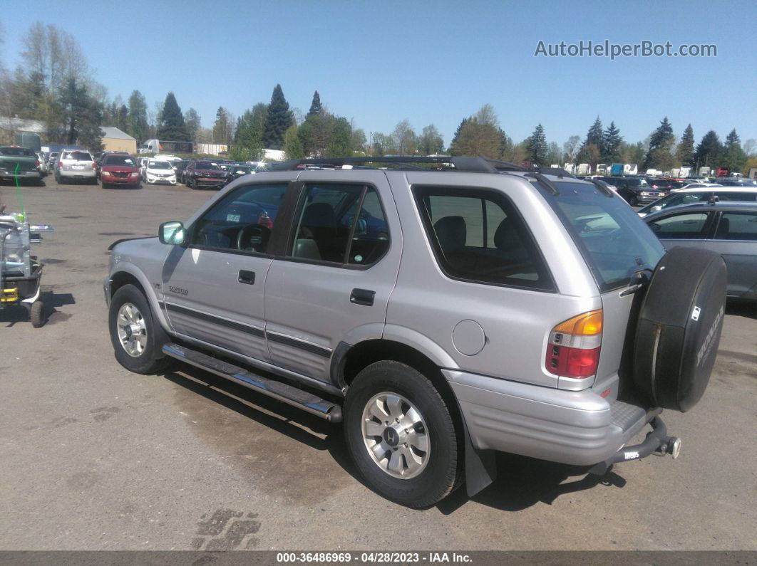 2001 Honda Passport Lx/ex/ex W/luxury Pkg Silver vin: 4S6DM58W814405323