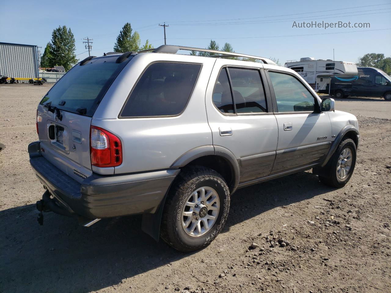 2001 Honda Passport Ex Silver vin: 4S6DM58W814410506