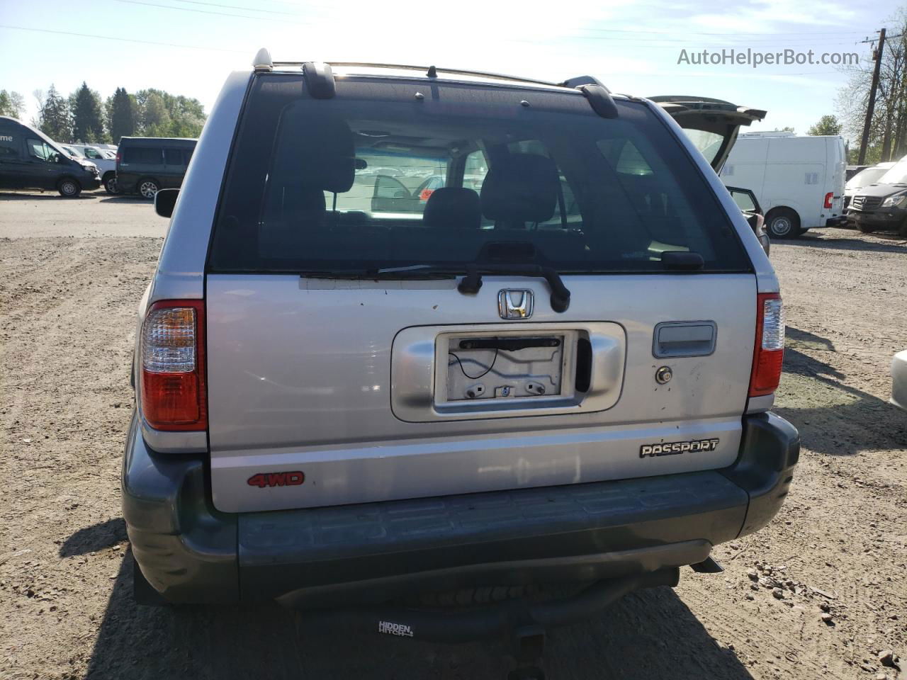 2001 Honda Passport Ex Silver vin: 4S6DM58W814410506