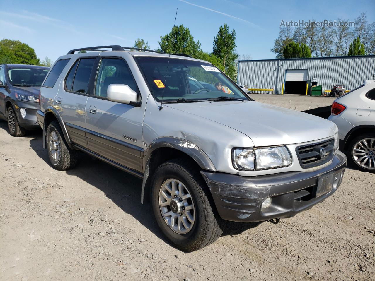 2001 Honda Passport Ex Silver vin: 4S6DM58W814410506