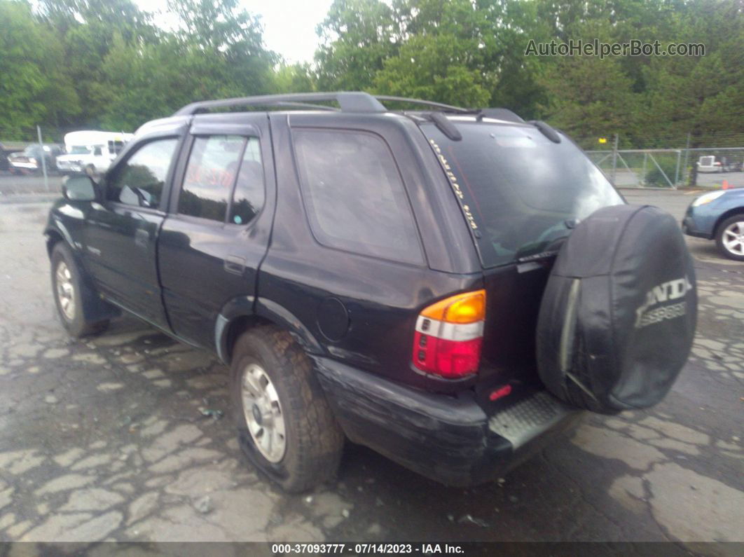 2001 Honda Passport Ex Black vin: 4S6DM58W814415897