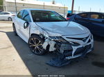 2019 Toyota Camry Se White vin: 4T1B11HK0KU193355