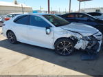 2019 Toyota Camry Se White vin: 4T1B11HK0KU193355