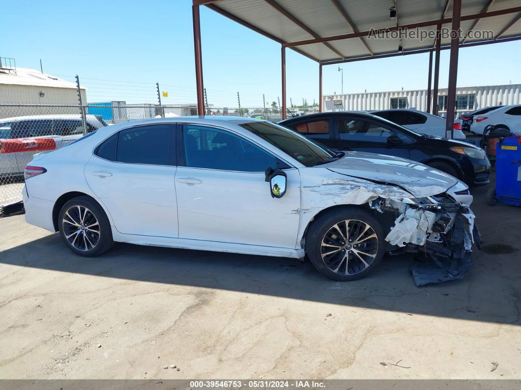 2019 Toyota Camry Se White vin: 4T1B11HK0KU193355