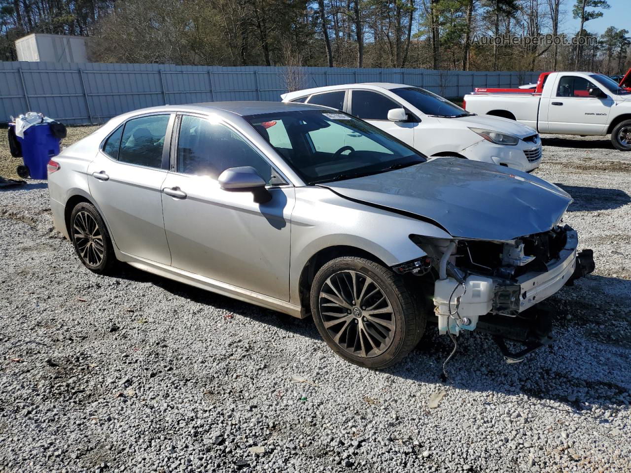 2019 Toyota Camry L Silver vin: 4T1B11HK0KU216035