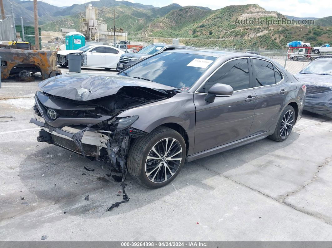 2019 Toyota Camry Se Gray vin: 4T1B11HK0KU225883