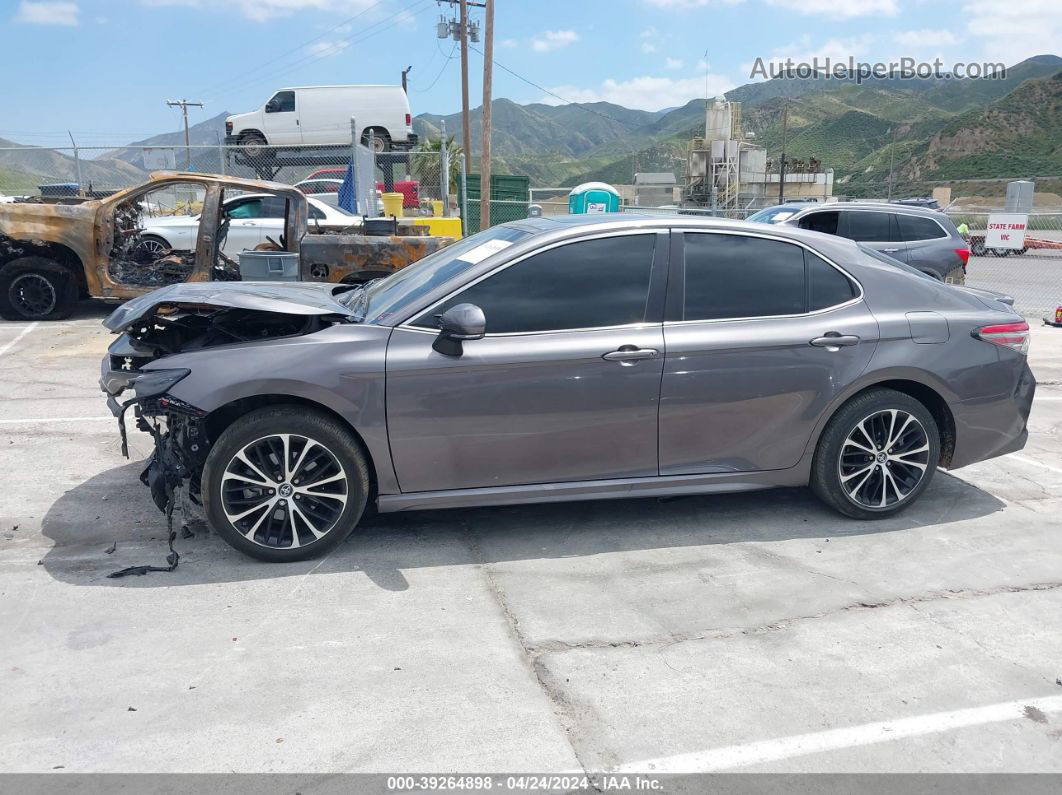 2019 Toyota Camry Se Gray vin: 4T1B11HK0KU225883