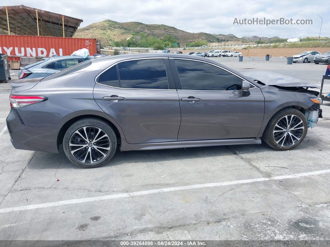 2019 Toyota Camry Se Gray vin: 4T1B11HK0KU225883