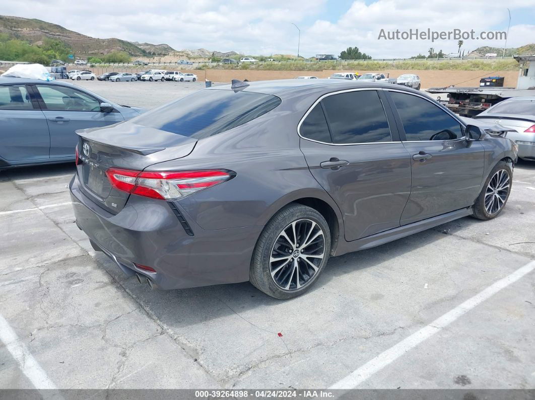 2019 Toyota Camry Se Gray vin: 4T1B11HK0KU225883