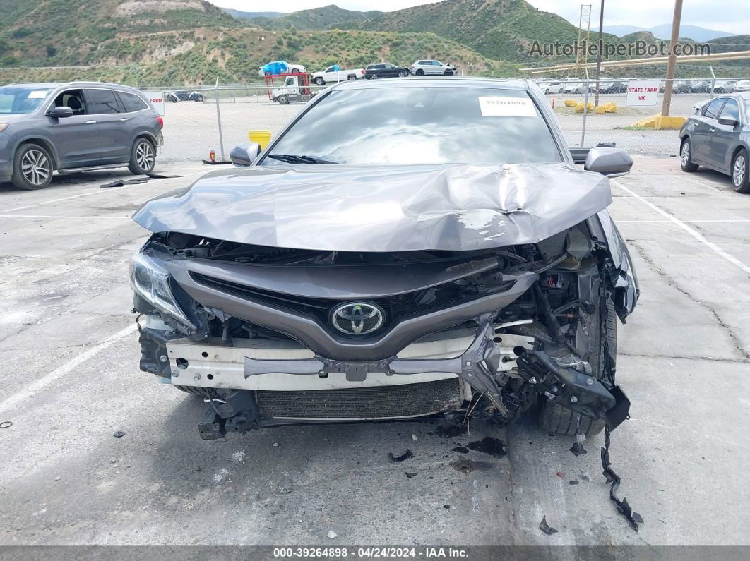 2019 Toyota Camry Se Gray vin: 4T1B11HK0KU225883